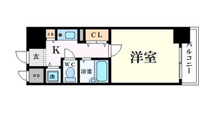 プレサンス中之島公園南の物件間取画像